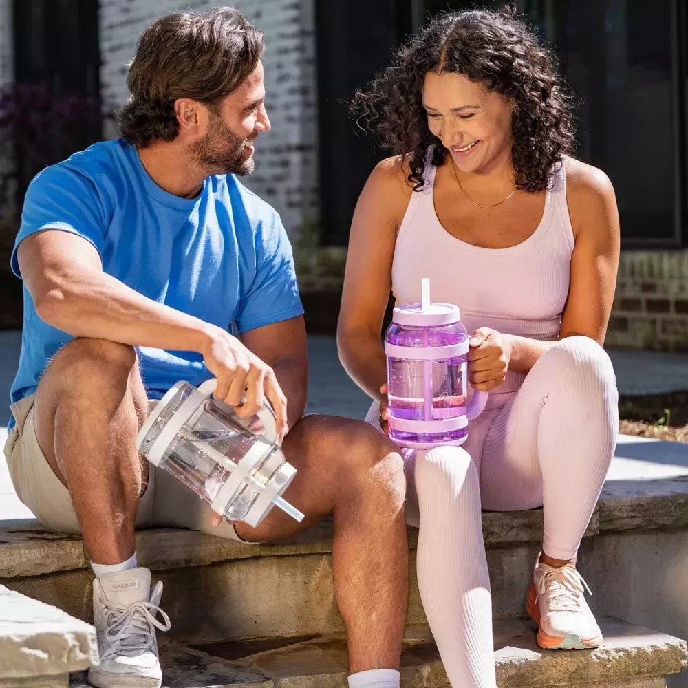 Taza Botella Reduce Waterday Desktop Tritan Mug 80oz/2365 Ml - Smoke