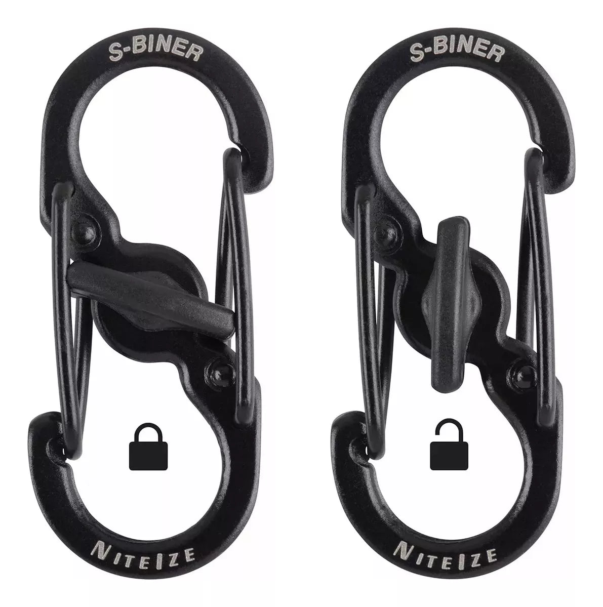 Nite Ize Pack 2 S-biner® Microlock Stainless Steel U S A