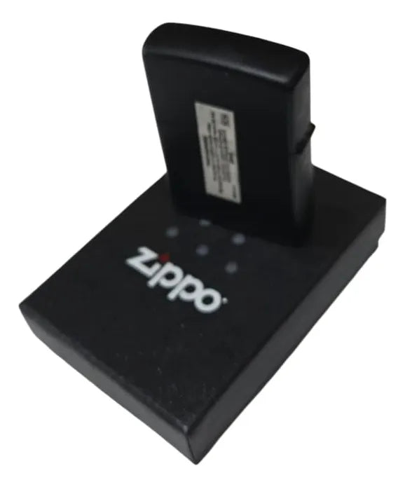 Encendedor Zippo Original En Oferta Por Errores De Grabado - Negro