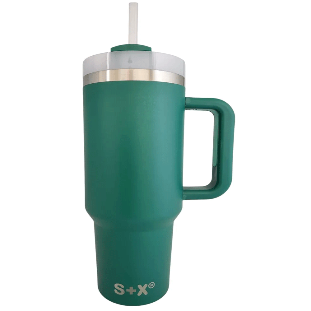 Termo S + X Adventure Quencher 40oz / 1180ml Doble Pared - Verde Oscuro