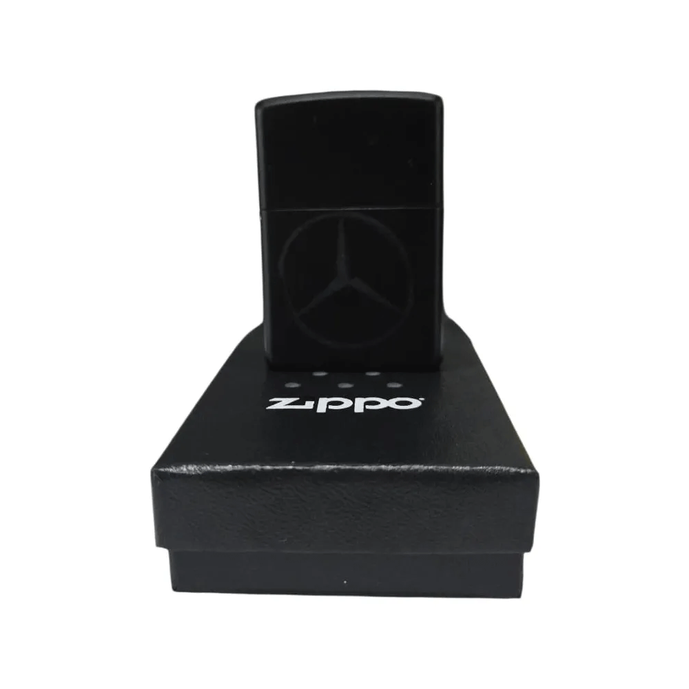 Encendedor Zippo Original En Oferta Por Errores De Grabado - Negro