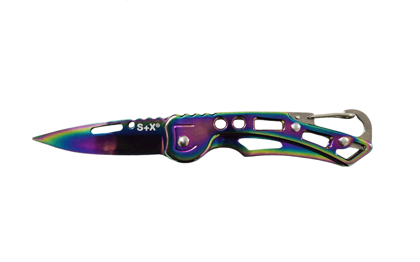 Elegante Navaja Marca S+x Plegable De Acero Inoxidable - Tornasol