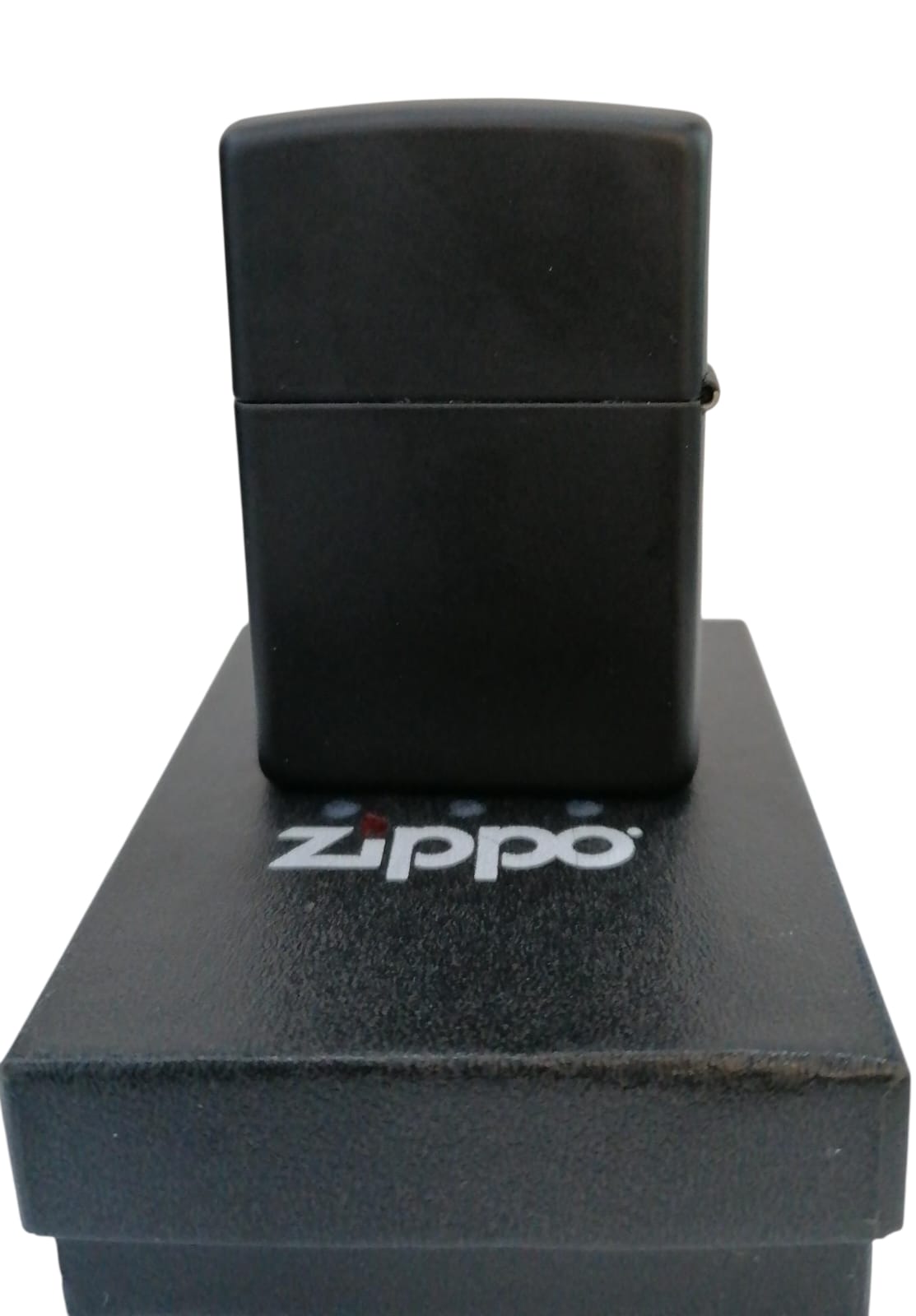 Encendedor Zippo Original En Oferta Por Errores De Grabado - Negro
