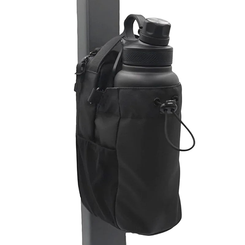 Bolsa de agua con ventosa magnética para fitness, gran capacidad, ideal para gimnasio y bandolera. - SUIZA + XTREME