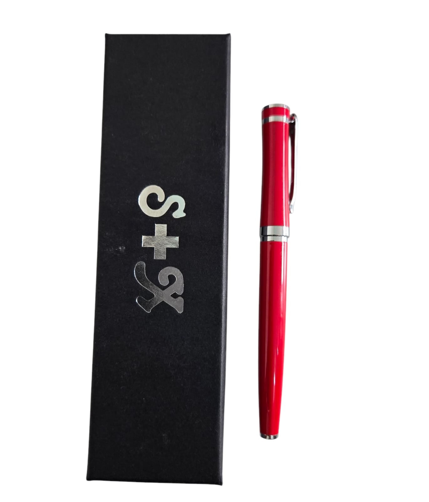 Bolígrafo Pluma en estuche S+X - Rojo