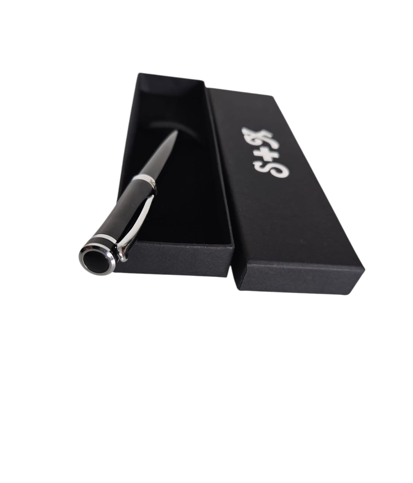 Bolígrafo Pluma en estuche S+X - Negro