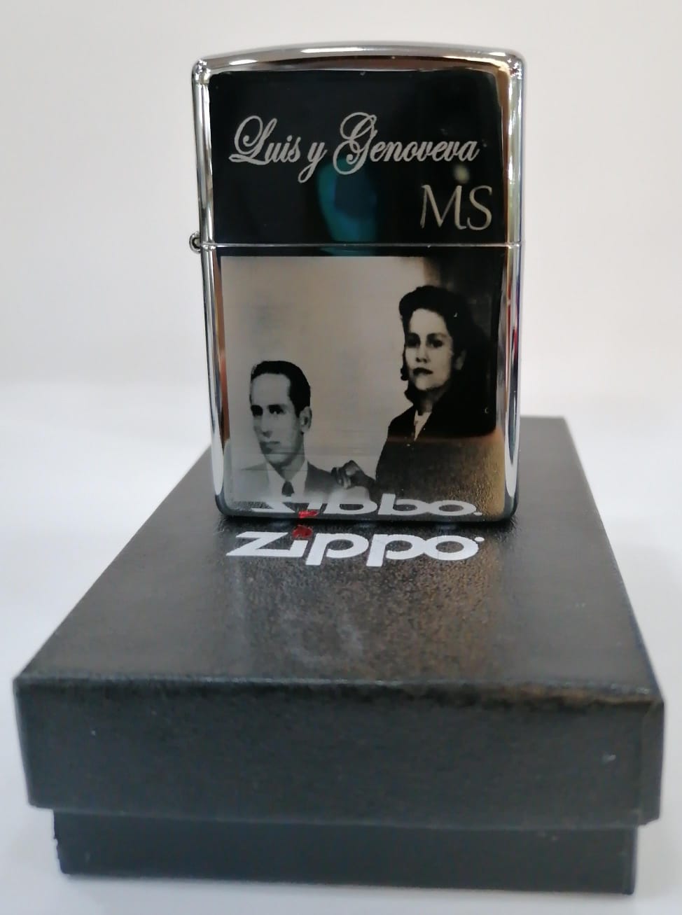 Encendedor Zippo Original En Oferta Por Errores De Grabado - Cromo Espejo