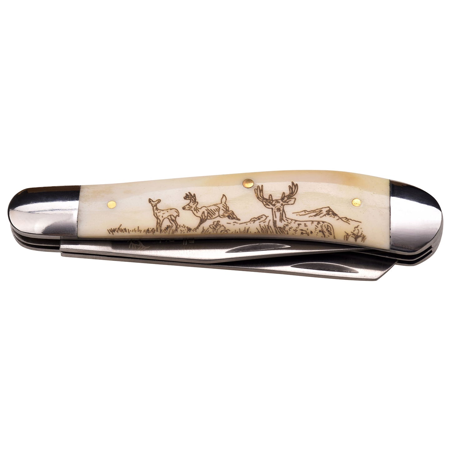 Navaja Elk Ridge - Gentleman's Knife - Trapper - ER-220DR - Con Personalizado Laser en la Hoja