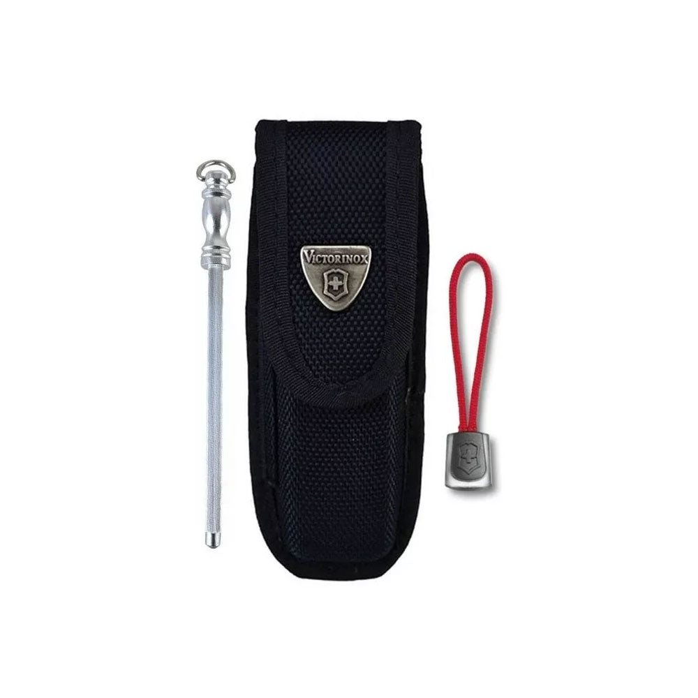 Funda Nylon Victorinox Navajas 111mm/swisstool con Mini Chaira y Cordón