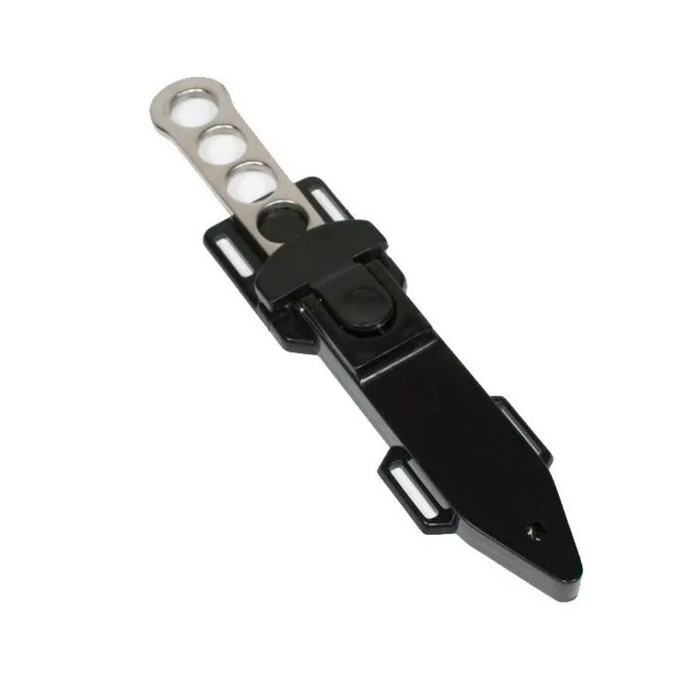 Cuchillo De Una Pieza Para Buceo Con Funda 2 Correas Md-1bd