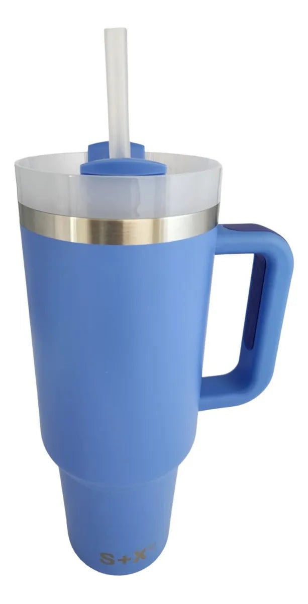 Termo S + X Adventure Quencher 40oz / 1180ml Doble Pared - Azul Acero - SUIZA + XTREME