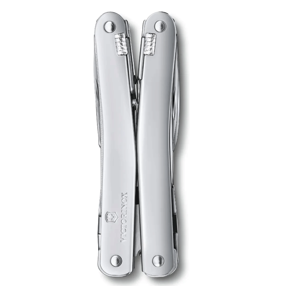 Victorinox Swiss Tool Spirit X Plus Ratchet, Funda De Piel Color Cafe - SUIZA + XTREME
