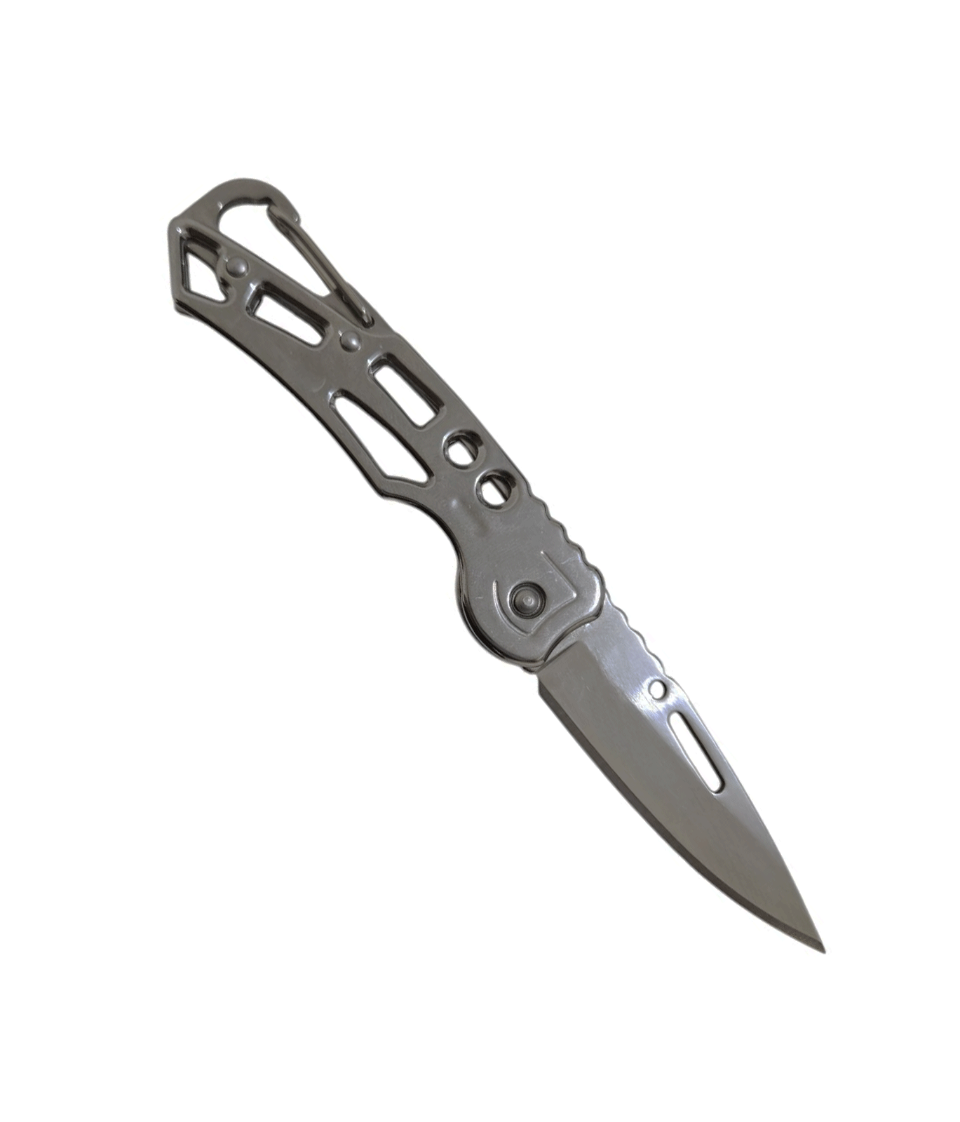 Elegante Navaja Marca S+x Plegable De Acero Inoxidable - Plata
