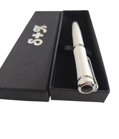 Boligrafo Pluma en estuche S+X - Blanco