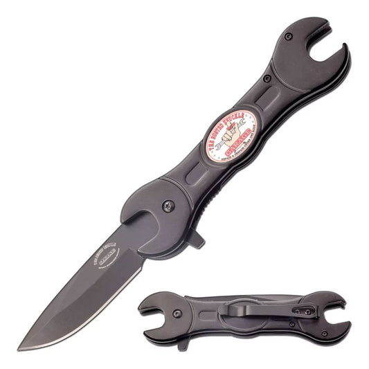 Navaja Asistida Por Resorte Busted Knuckle Garage Bkg-a004bk