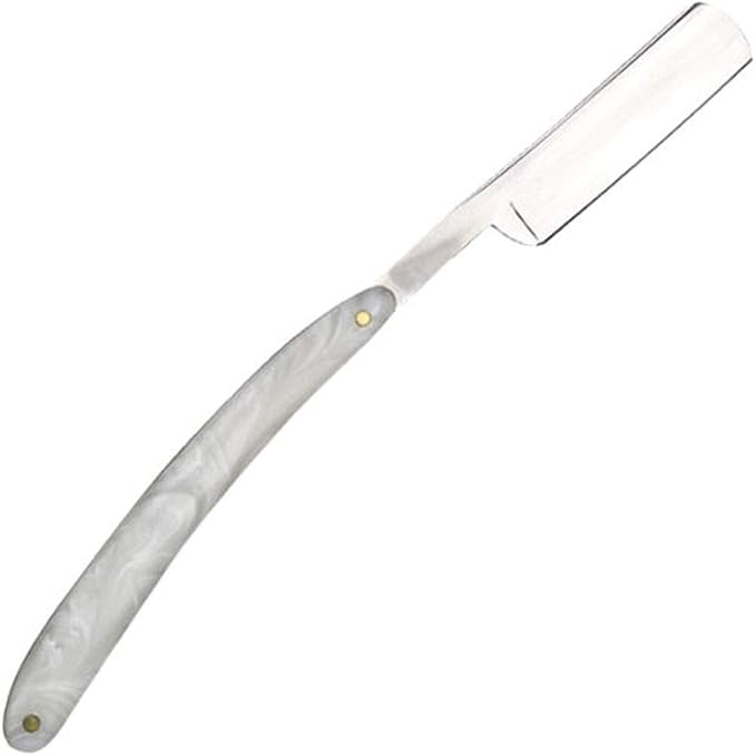 Navaja Recta De Barbero Con Mango Estilo Perla