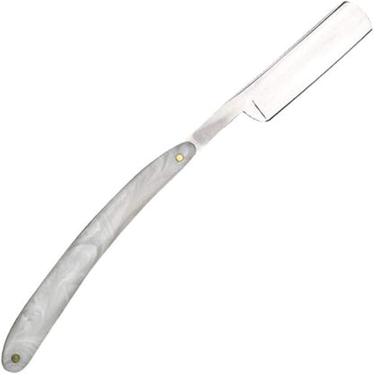 Navaja Recta De Barbero Con Mango Estilo Perla