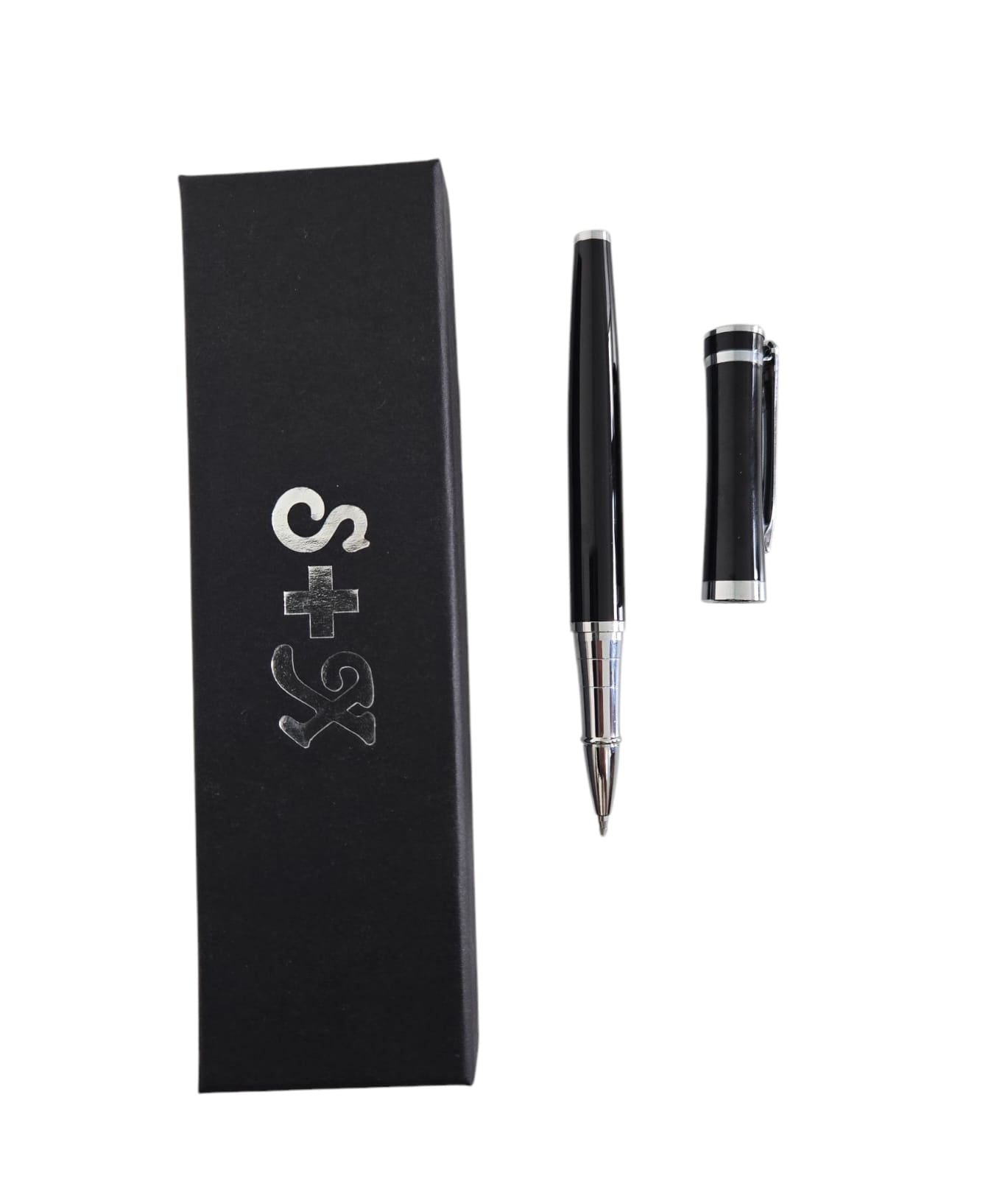 Bolígrafo Pluma en estuche S+X - Negro