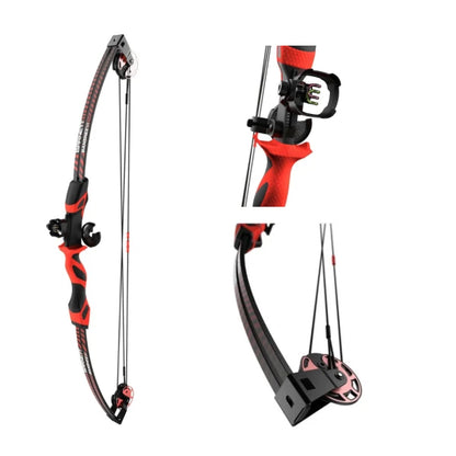 Arco De Poleas Barnett Banshe G3 Bow 25 Lbs Con 2 Flechas - Rojo