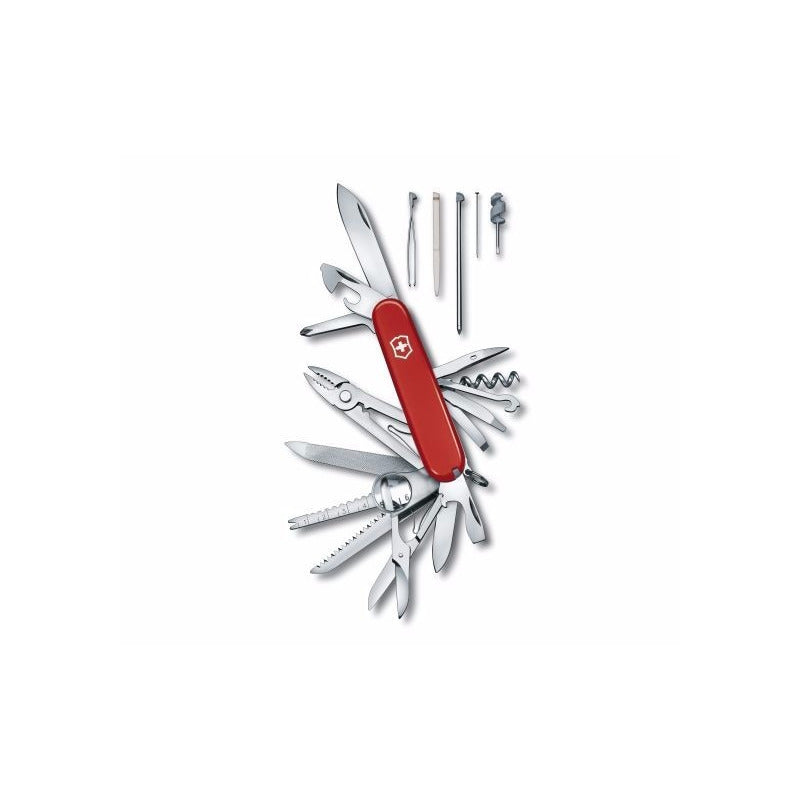 Navaja Victorinox Swiss Champ Roja 33 Usos 1.6795 Grabada