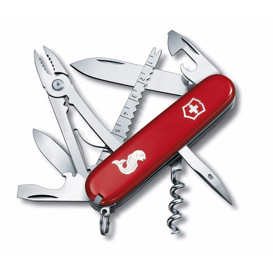Navaja Victorinox Angler Roja 18 Funciones 1.3653.72+grabado