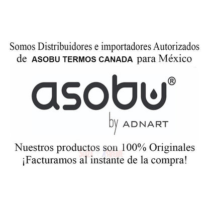 Termo Tumbler Asobu Negro 20 Oz  Grado 18/8 De Doble Pared