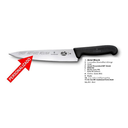 Cuchillo Para Chef  Victorinox 5.2003.25+grabado Personaliza