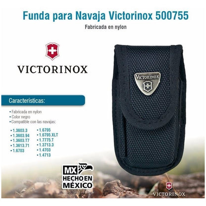 Funda De Nylon Para Navaja Victorinox Swisschamp + Cordon Vx