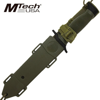 Cuchillo De Cacería Survivor Hk-6001 Negro Con Tu Nombre