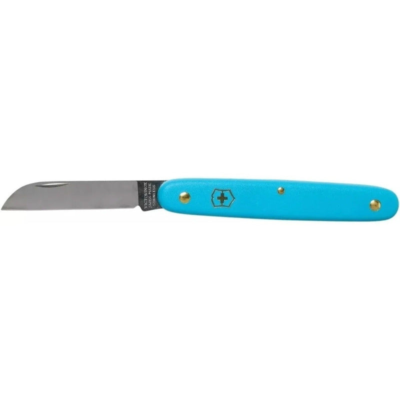 Navaja Para Flores Victorinox 55 Mm, Azul, Blíster.