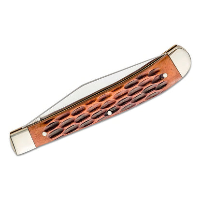 Navaja Böker Navajas Boker Slim Line Trapper Knife Color Rojo/miel Desvanecido Liso