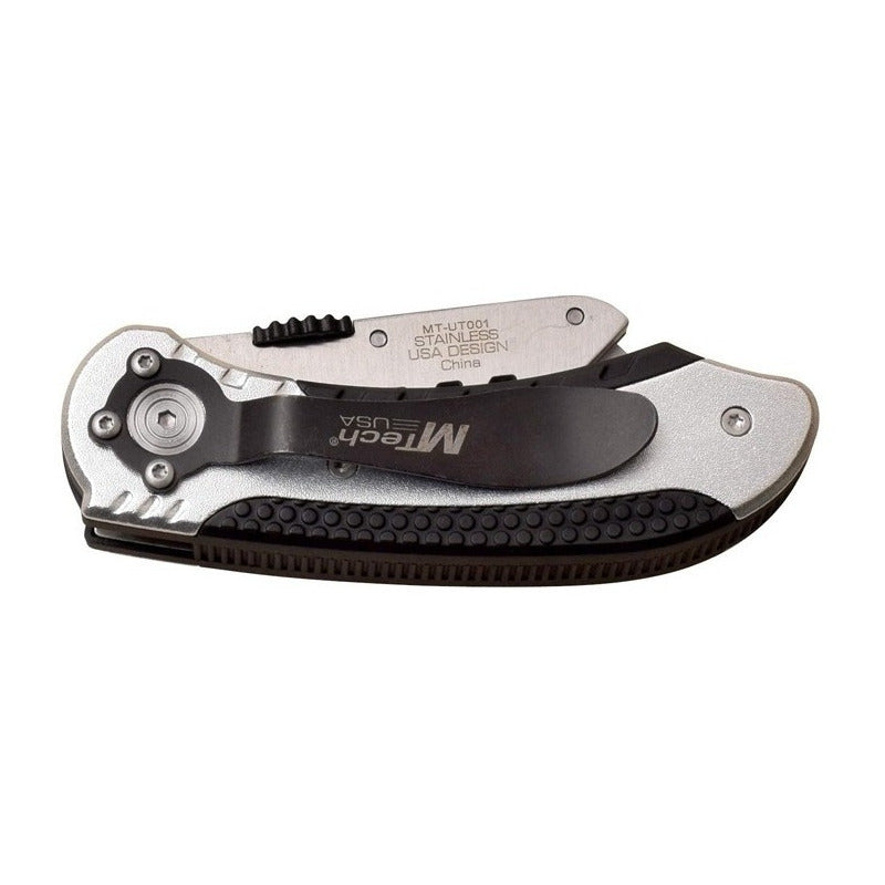 Navaja Mtech Usa con alto contenido de carbono SK5 en la hoja
