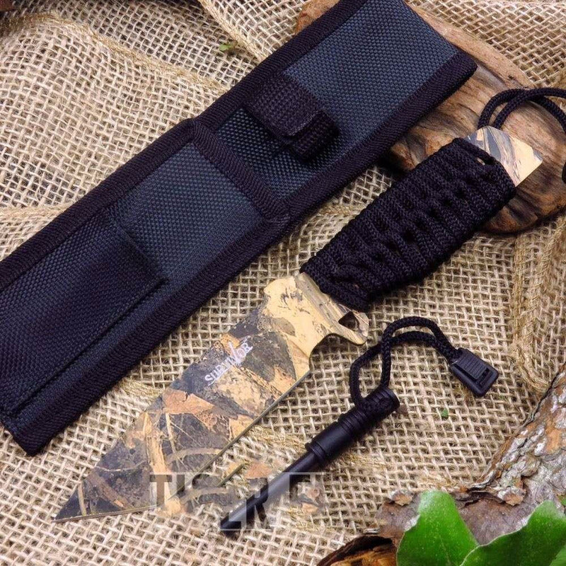 Cuchillo De Caceria Survivor Camo Hk-797