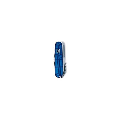 Navaja Victorinox  Swiss Champ Azul Transparente Mas Grabado
