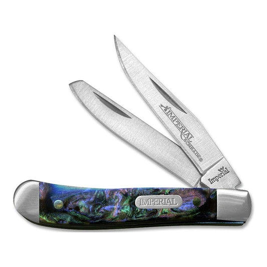 Navaja De Bolsillo Imperial Schrade Pequeña D 2  Hojas Morad
