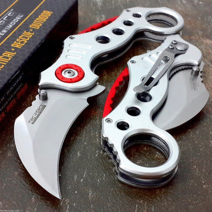 Navaja Tac Force Karambit Claw Asistida Por Resor 3 Colores