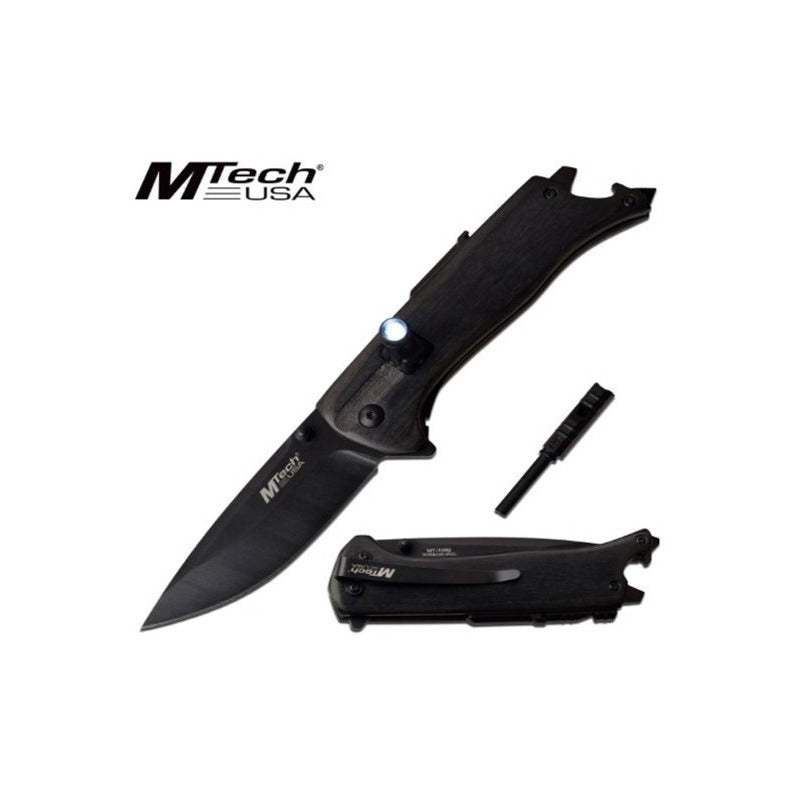 Mt1082bk Mtech Linerlock Navaja De Bolsillo Negra