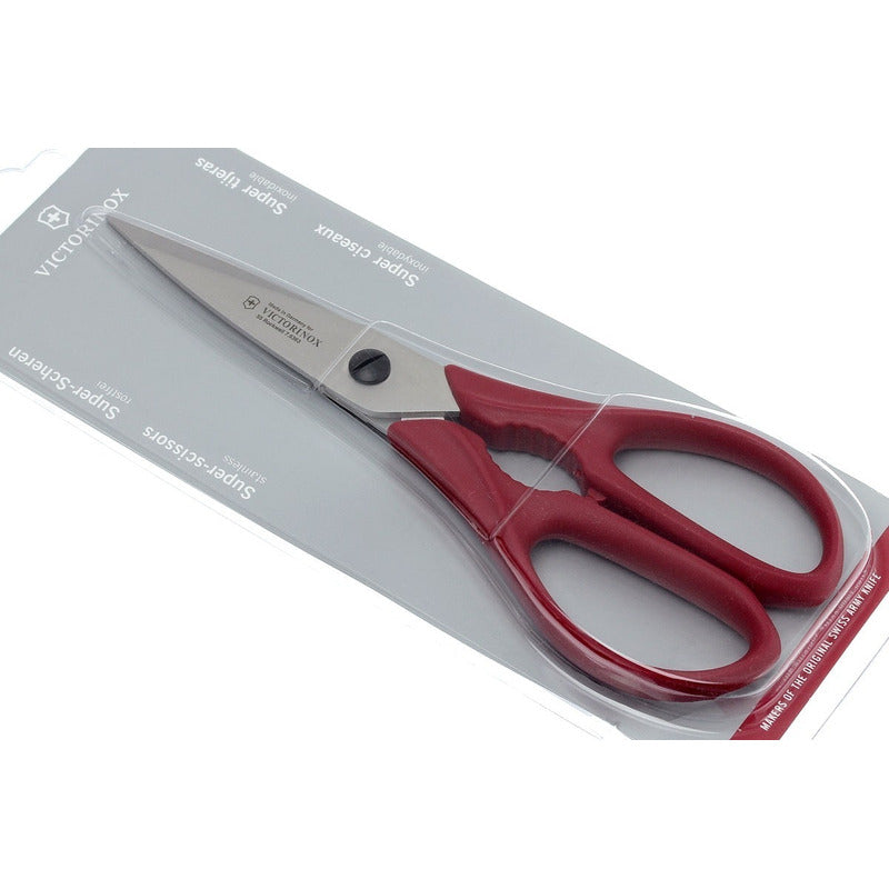 Tijeras Victorinox Rojas Para Cocina Acero Inoxidable 7.6363