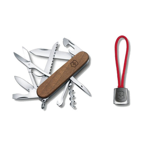 Navaja Huntsman De Madera Cordonvx Y Grabado Gratis