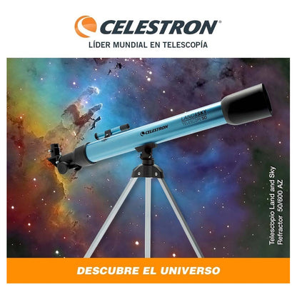 Telescopio Celestron 500011 Astronómico 600x50 Terrestre Color Azul