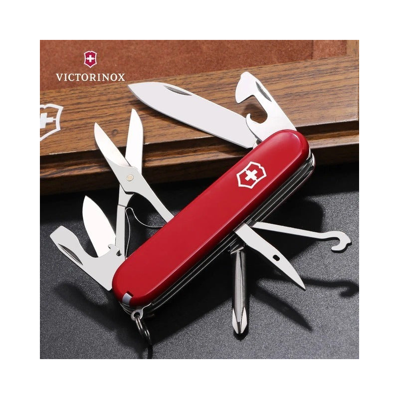 Navaja Victorinox  Super Tinker 1.4703 Con Funda Y Cordón