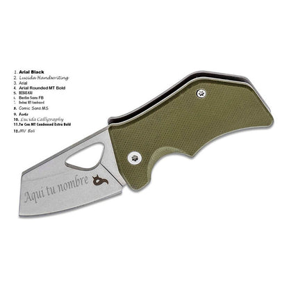 Navaja Fox Blackfox Folding Hecha En Italia Personalizada