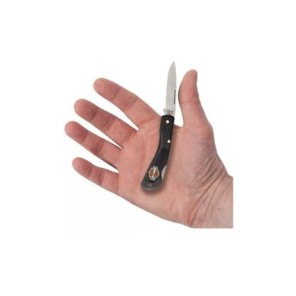 Navaja De Bolsillo Harley Davidson Negra Mini Blackhorn