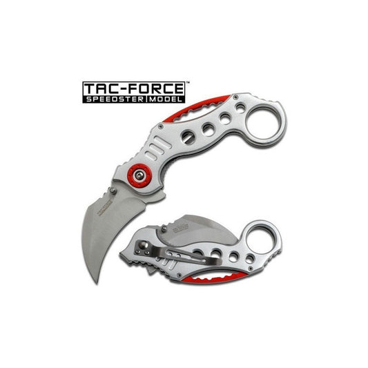 Navaja Karambit Claw Plata Tac-force (tac-007-003) Color Plateado