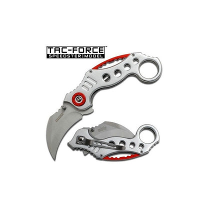 Navaja Karambit Claw Plata Tac-force (tac-007-003) Color Plateado