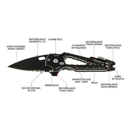 Navaja Plegable Smartknife+ True Utility De Bolsillo Tu6869