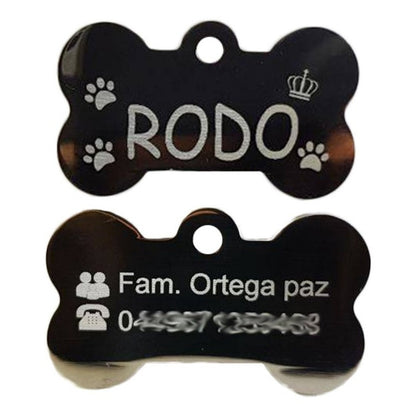 Placa Tag Mascota, Perro,   A/inox  Exc Calidad Envío Gratis
