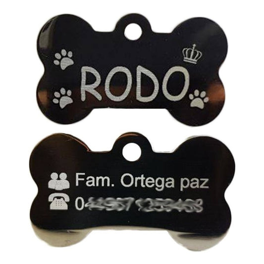 Placa Tag Mascota, Perro,   A/inox  Exc Calidad Envío Gratis