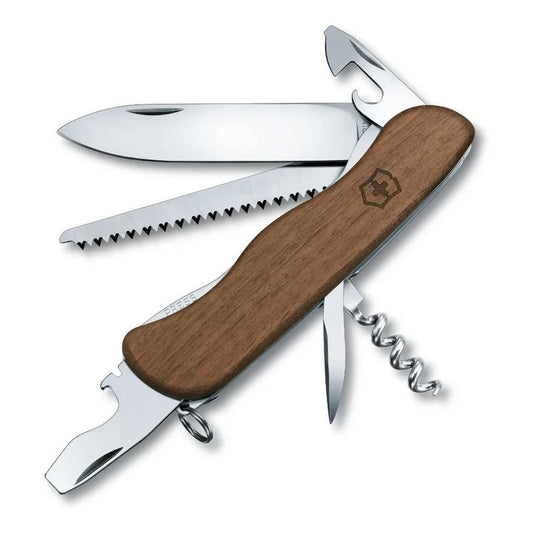 Victorinox Navaja Forester Wood, Marrón, 10 Usos