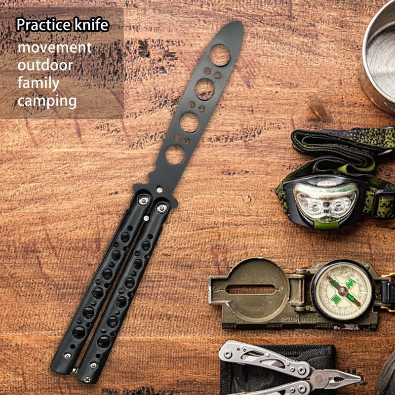 Cuchillo Navaja Tactica De Entrenamiento Mariposa Balisong